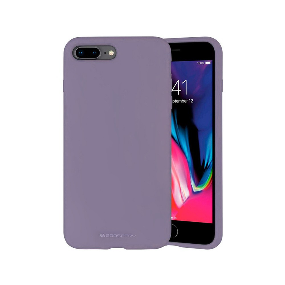 iPhone 7+/8+ Purple Silicone Case – Slim Fit Protection